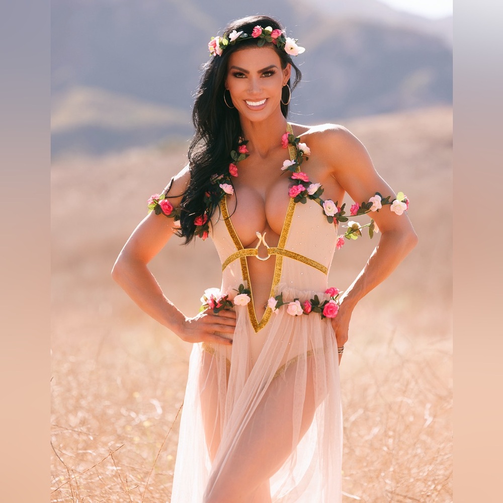 Rose petal costume